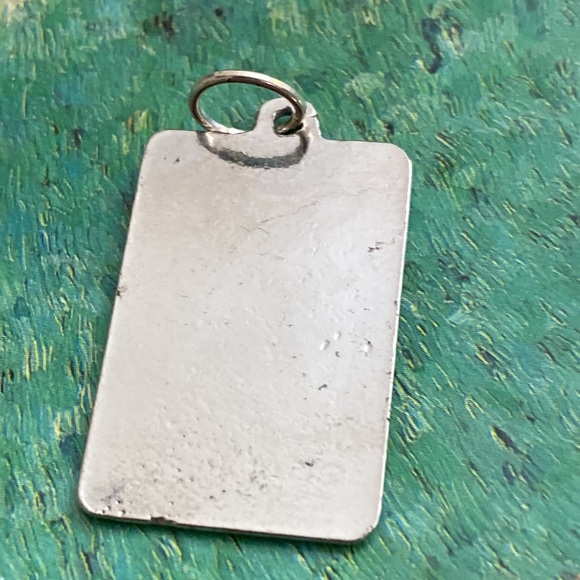 5/$10❤️❤️❤️Vintage Stainless Steel “Haley” Charm Pendant - Picture 2 of 3